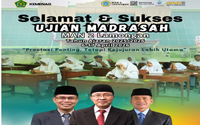 Kawal Integritas, MAN 2 Lamongan Gelar Ujian Madrasah TP 2025/2026