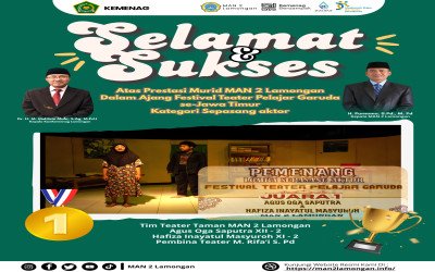 Tampil Memukau di UNESA Surabaya, Tim Teater MAN 2 Lamongan Unjuk Kebolehan Seni Peran